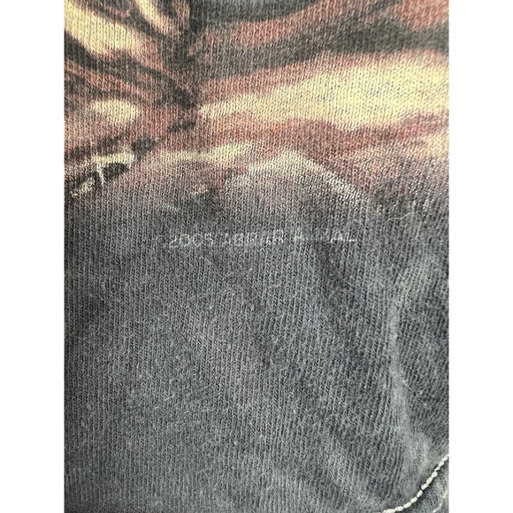 Vintage Y2K 2005 Grim Reaper Horse Skeleton Abrar Ajmal Art T-Shirt Size L - Picture 2 of 5